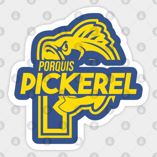 Name Thru Logo - Pickerel 1 Sticker by SDCHT